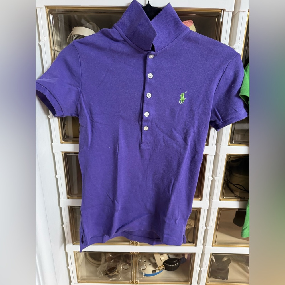 Ralph Lauren Sport Purple Polo Shirt